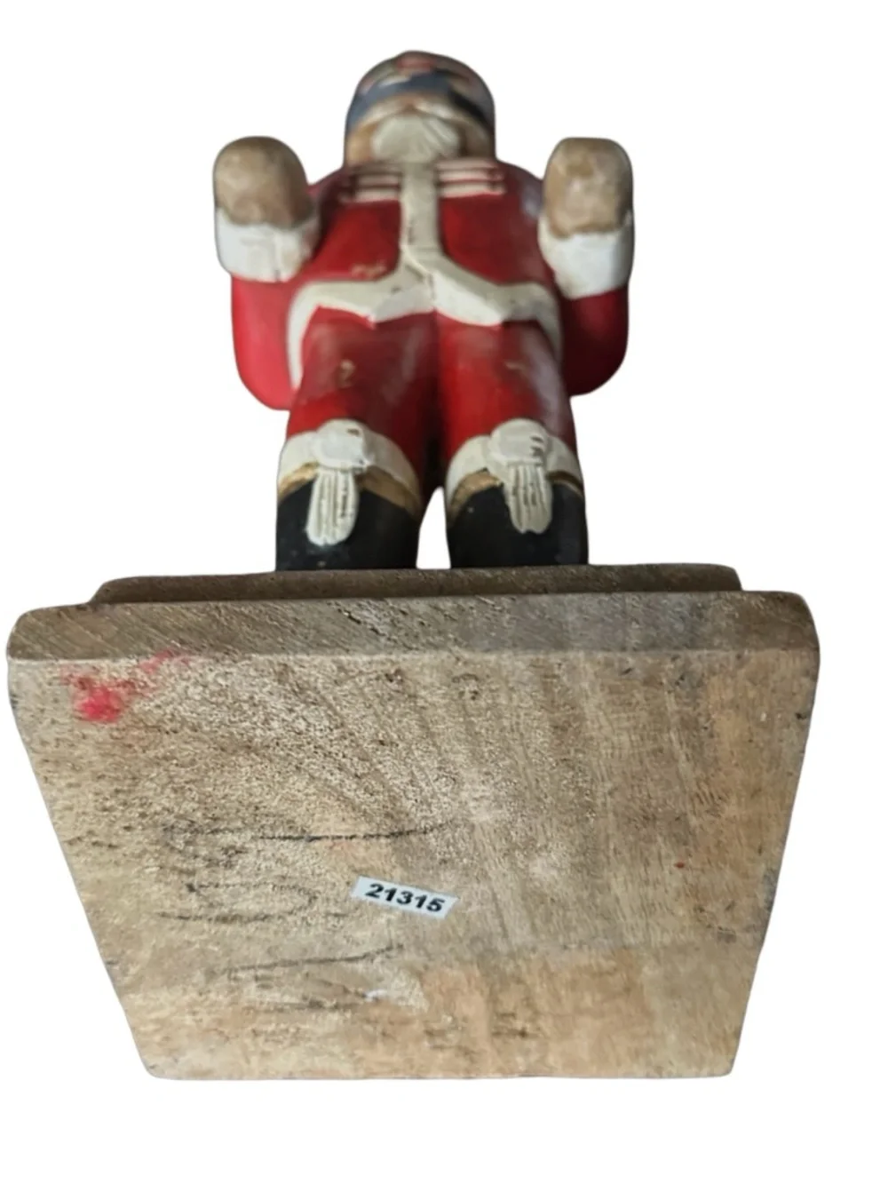 POTTERY BARN Vintage Christmas Holiday Wood Painted Nutcracker 17”